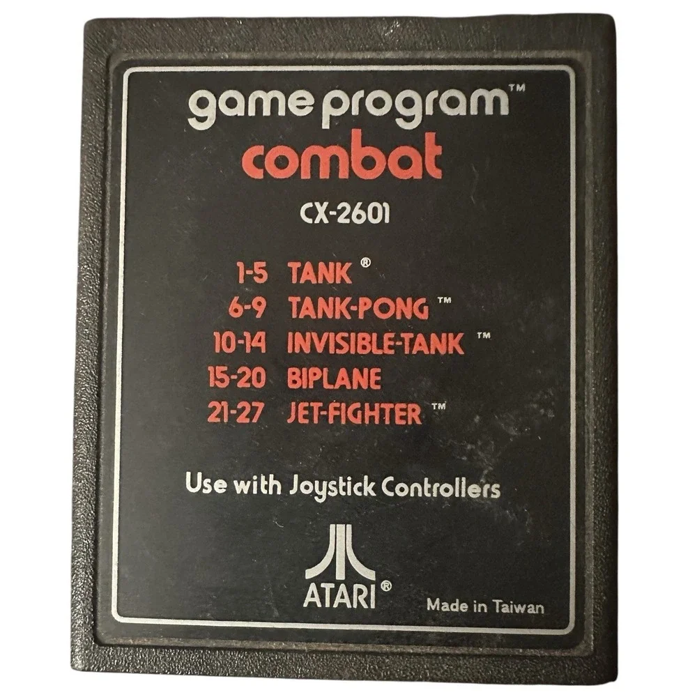 Vintage Combat (Atari 2600, 1977) Video Game‎